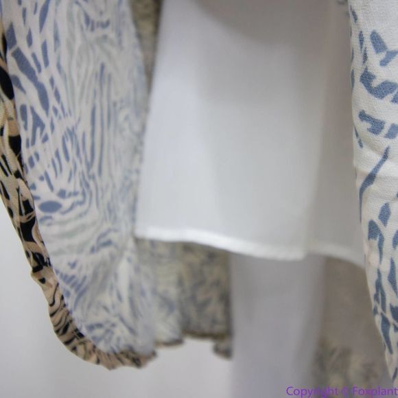 NEW Eloquii wrapped flutter sleeves animal print dress, size 24 - Picture 13 of 16
